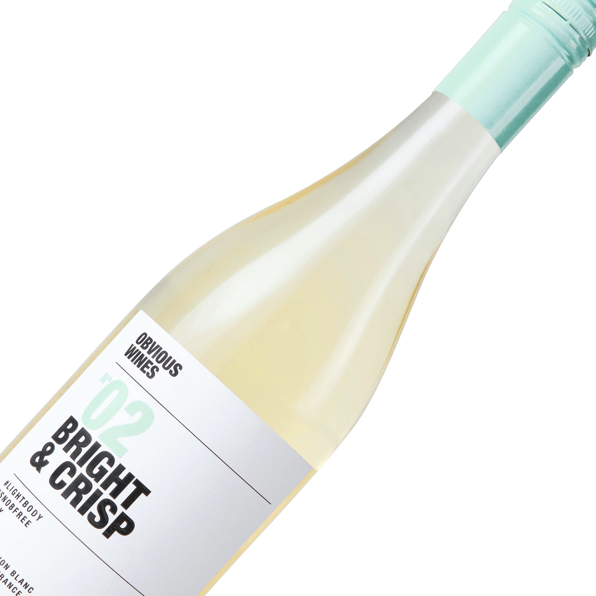Bottle of Obvious Wines' Bright & Crisp Sauvignon blanc