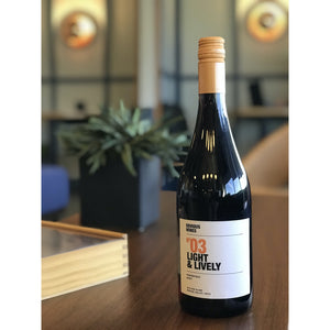 Bottle of Obvious Wines' Light & Lively Pinot noir